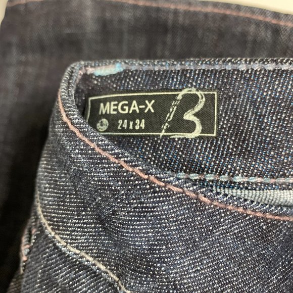 Buffalo Womens Jeans Mega X High Rise Bootcut Blue Black Rinse Sz 24x33 - Picture 8 of 15